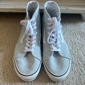 Vans High-Top Light Blue Sneakers